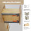 Ensemble de meuble-lavabo simple 24 po Adela-323400527-332312306-332312305