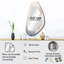 Dandelion Charm in Winter IV - Pissenlit formes asymétriques - Grand miroir mural traditionnel