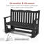 Banc oscillant d'extérieur 49,21 po-1958824040