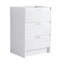 Armoire de salle de bain autoportante 24 po avec lavabo en résine, 3 tiroirs à fermeture en douceur 24 po