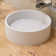 Alfi Brand 15.13'' White Matte Resin Circular Bathroom Sink