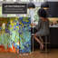Van Gogh Stars and Flowers Art Canvas Folding Screen-1145370687
