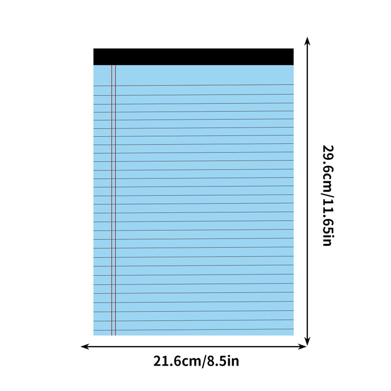 un livre A4 ligne horizontale Tear-Notepad bloc-notes A4 bloc-notes portable 50 pages, C
