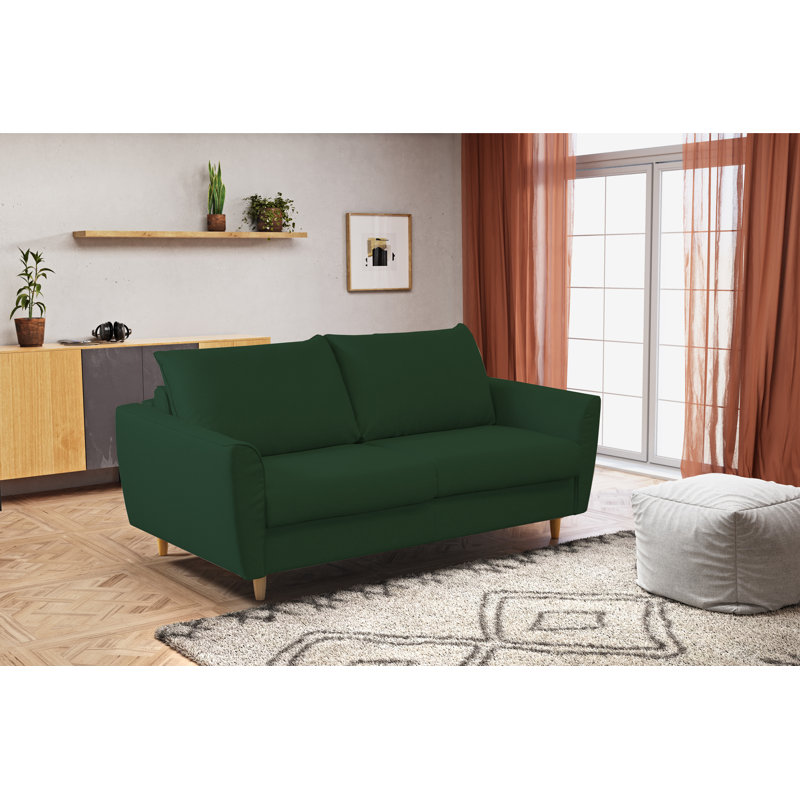 Mattlyn Sofa Bed with Mattress, Dark Green