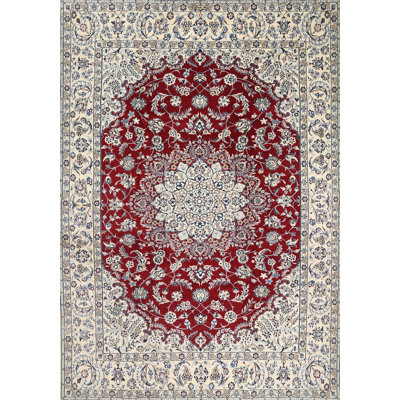 Tapis traditionnel gris / rouge Deaux