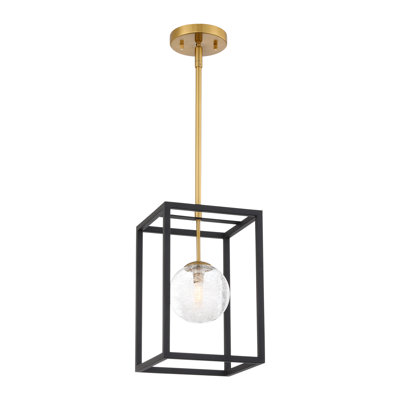 Luminaire suspendu moderne en verre 1 lumière