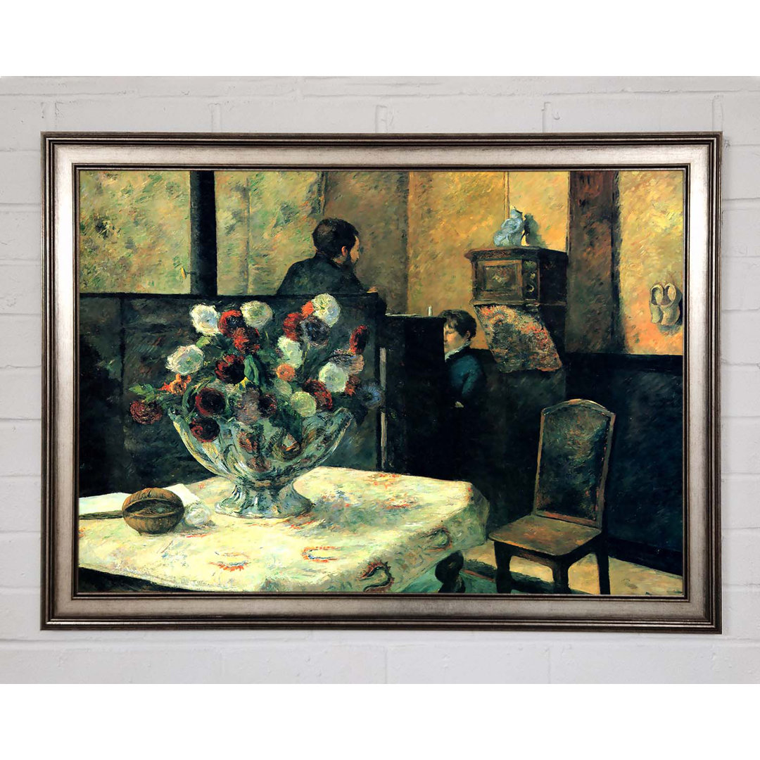 Gauguin Interieur des Malers der Rue Carcel - Einzelner Bilderrahmen Kunstdrucke