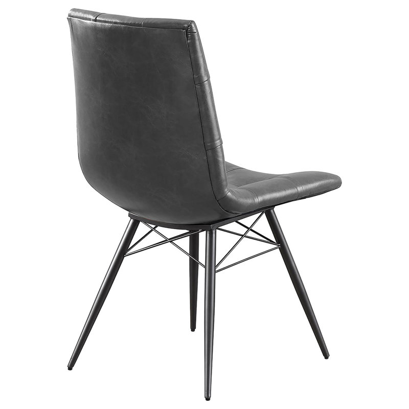 Ensemble de 4 chaises de salle à manger capitonnées