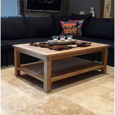 Gage Rectangular Teak Outdoor Coffee Table , 120cm cm W 80cm cm D