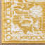 Dazzle Gold/White Disa Vintage Medallion Soft Rug-47446003