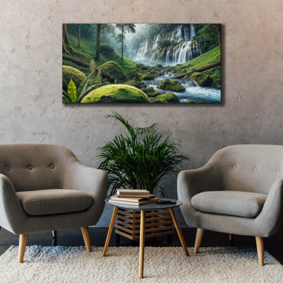 Art mural sur toile Gloriano «Magical Greenery» par Rey Klimt