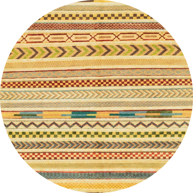 Tapis abstrait moderne 2247, Rond 4 pi