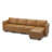 Colusa Faux Leather L-Shaped Sectional Sofa-247862341