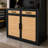 Aaliyah 83'' H Industrial Pine Wood And Iron Storage Cabinet With Pegboard Hutch, Upper Cabinets