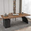 Bureau d'ordinateur en fer massif avec tiroirs Ironwork-1244795913