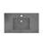 Palomar 36.5" Single Concrete Bathroom Vanity Top with Sink-42309227-60590001
