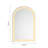 Wall Mounted Bathroom Mirror With Adjustable Lighting And Anti-Fog Function
