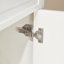 Meuble-lavabo moderne compact en bois massif 18 po pour salle de bain