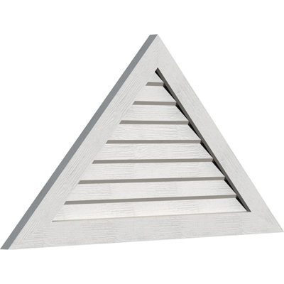 Évent gable à fixation sur surface en bois à hauteur de ton triangle