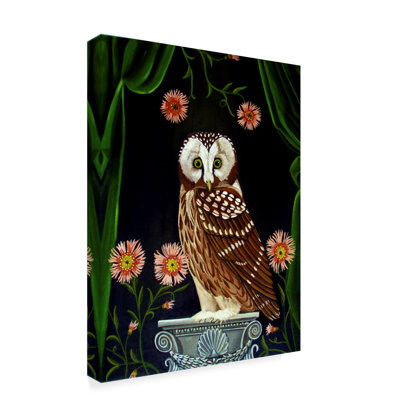 «Owl Guardian» par Catherine A Nolin - reproduction d'art sur toile