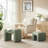 Catargiu 2 - Piece Teddy Upholstered Ottoman-124037615