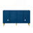 TREXM 60" Retro Buffet Cabinet with Storage, 4-Door Vintage Sideboard for Dining, Kitchen, and Living Room in Light and Dark Navy-1655070465