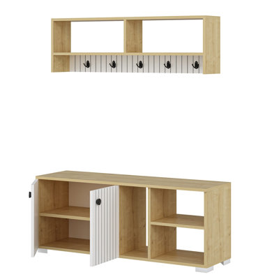 Jeanetta Hall Tree 120cm Wide with Bench