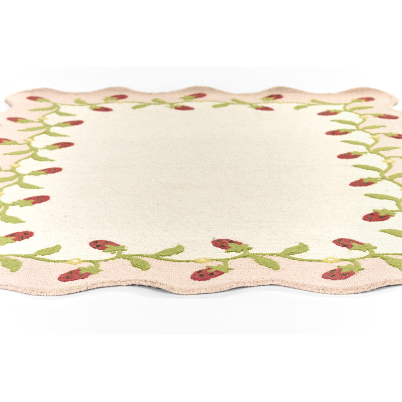 Tapis floral en laine touffeté à la main Momeni Lily 2 pi x 3 pi, Rectangulaire 2 pi x 3 pi