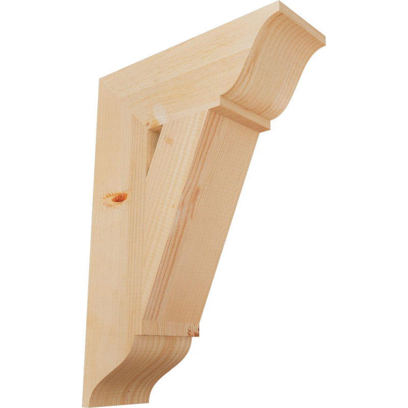 Support traditionnel, H 26 po x l 5,5 po x P 18 po, Douglas (lisse)