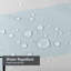 Rideau de douche abstrait à motif floral rayé abstrait avec 12 crochets-1560562373