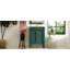 Meuble-lavabo 24 po avec lavabo supérieur, meuble de rangement moderne à 2 niveaux, meuble-lavabo simple, grandes tablettes de rangement-117021213