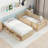 Jordee Wood Daybed with Fence Guardrails and 2 Drawers-1849484314-1849484315