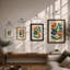 Modern Arrangement Botanical - Framed Print-952166296-952166279