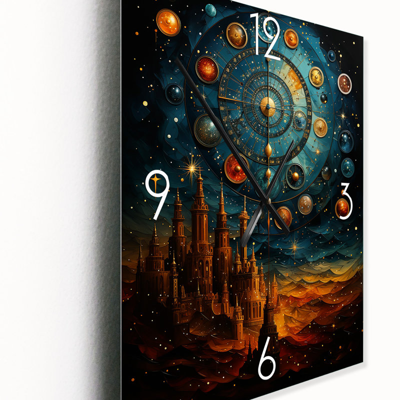 Très grande horloge murale Hendy, H 32 po x l 24 po x P 1 po
