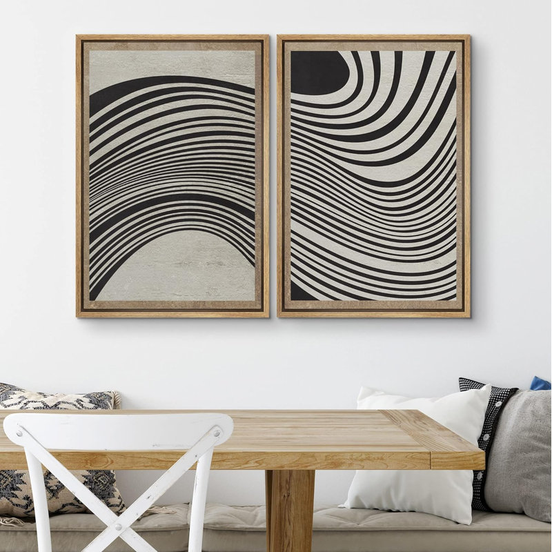 «Green Mountain Rangeest Landscape Wilderness», 2 pièces, Naturel, H 36 po x l 24 po