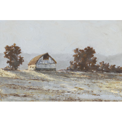 Snow Covered Hillside I by Ethan Harper - Painting Print