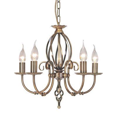 Wannamaker 5 - Light Candle Style Chandelier