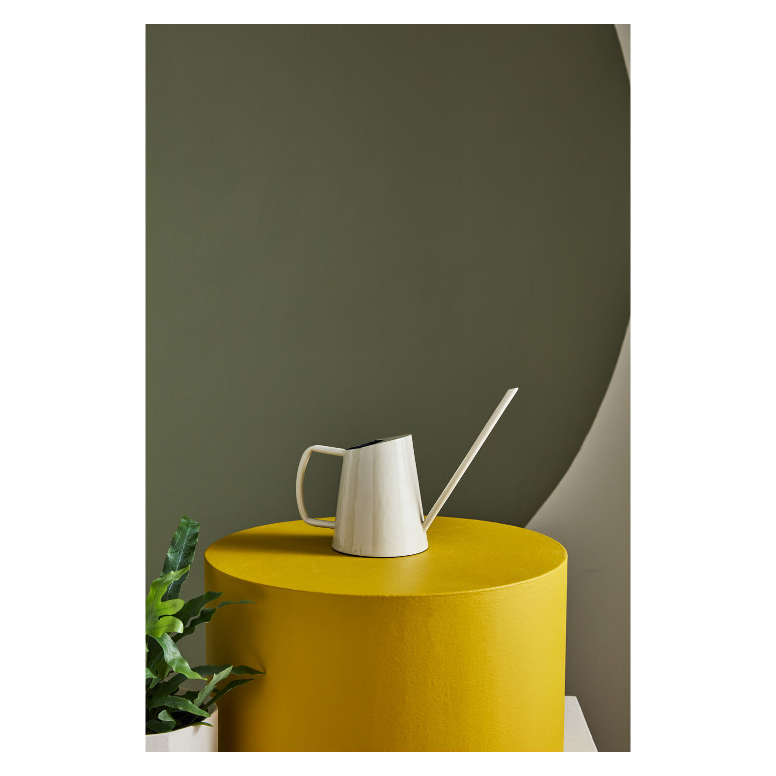 Patsy Watering Can 11.5"x 5"x 8.5", White