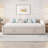 Upholstered L-Shaped Daybed with Pop Up Trundle-1101416235