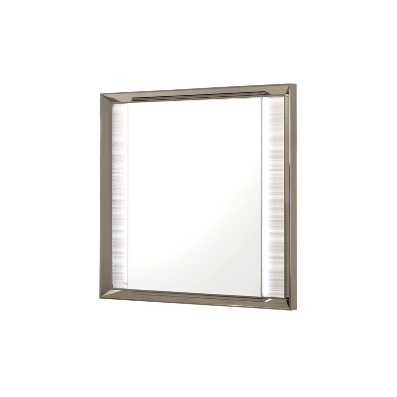 Étoile blanche avec miroir
