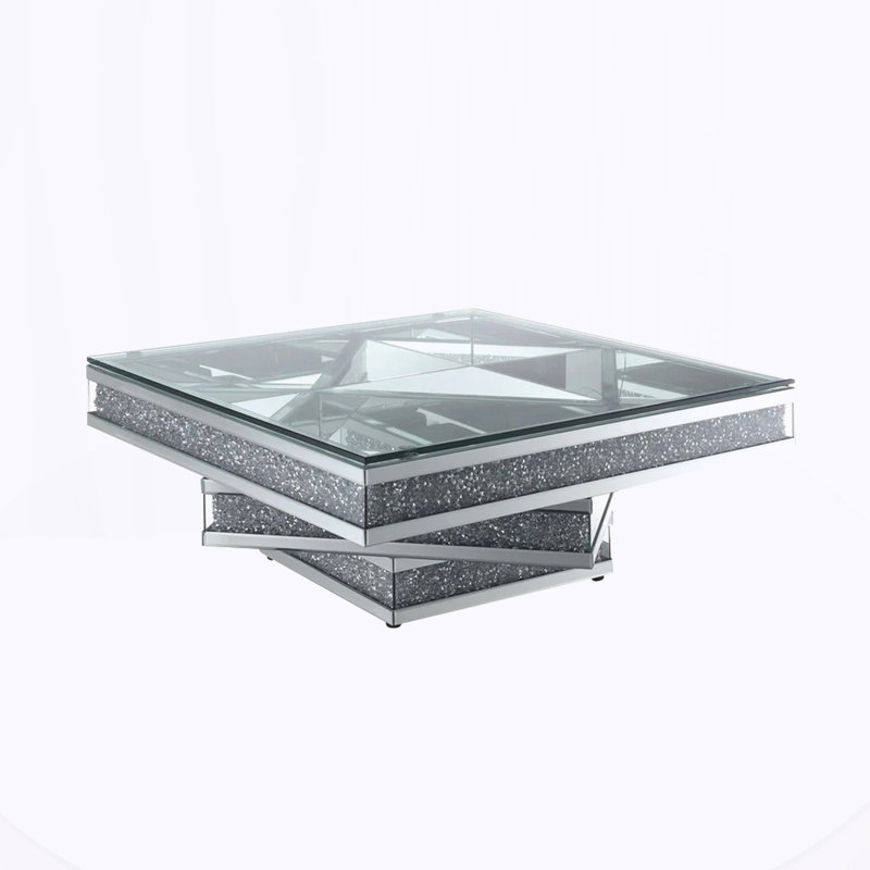 Table basse moderne, Argent