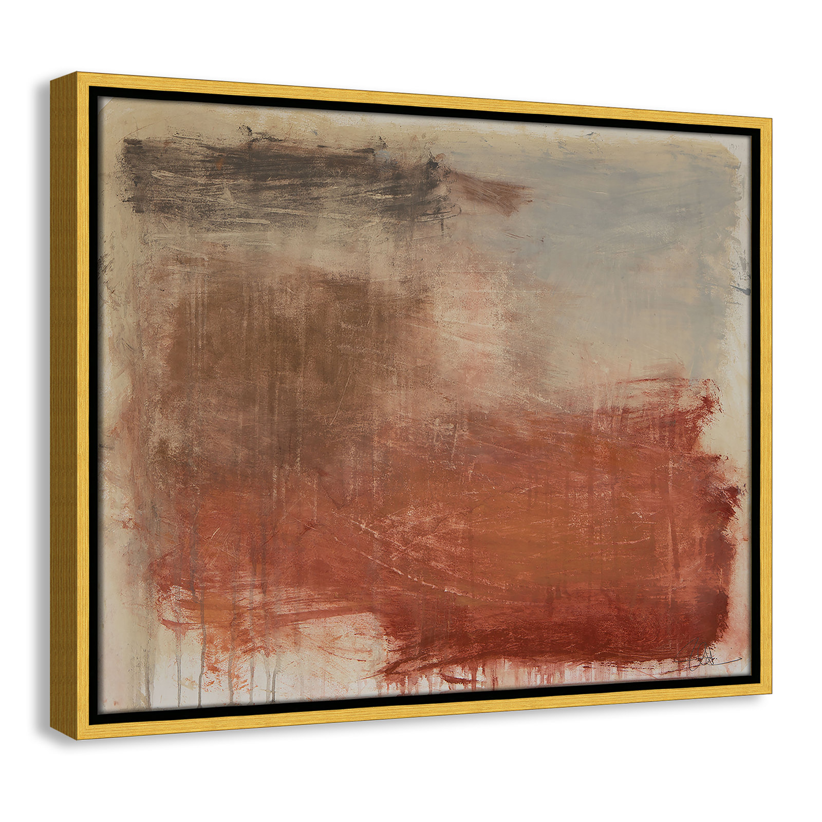 Colin "Autumn Over The Riviera" Print, 17.5" H x 21.5" W, Gold