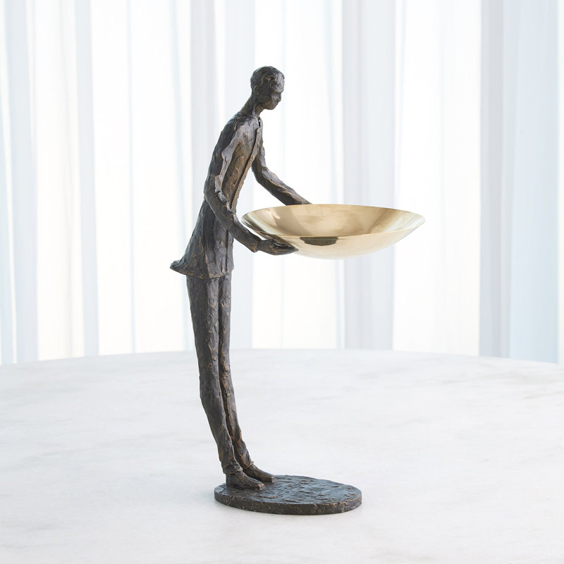 Wooster Sculpture-Bronze W/Brass Plate