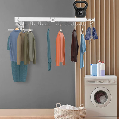 Daemyn 30cm Wall Mounted Clothes Rack