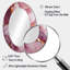Miroir mural rose et doré-821272511