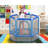 Kids Hexagon Trampoline with Safety Enclosure