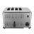 4-Slice Pop-Up Stainless Steel Bread Baking Machine With Timing Function