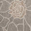 Corolla Floral Handmade Tufted Wool Natural/White Area Rug-673406876