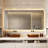 Wall mounted LED lighting mirror