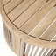 Ensemble de conversation 2 cordes en bois d'acacia avec coussins Sava